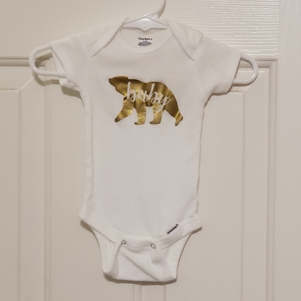 NWOT Baby Bear Bodysuit Sz 0-3 month